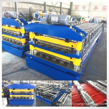 Galvanized roof sheet roll forming machine