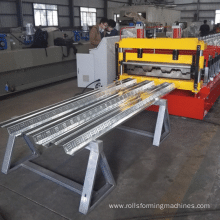 Roof construction floor deck roll forming machine