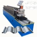 Roller shutter door frame forming machine