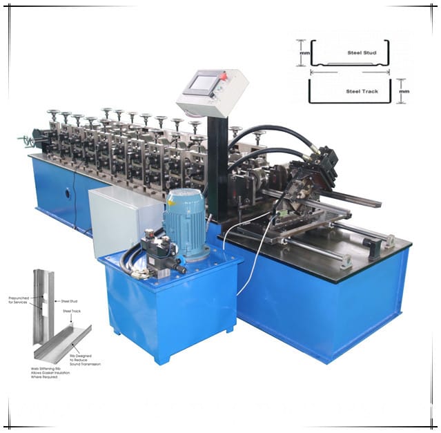 High Speed Drywall Stud Track Roll Forming Machine