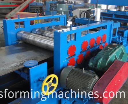 feeding--Freeway Steel Guardrail Forming Machine