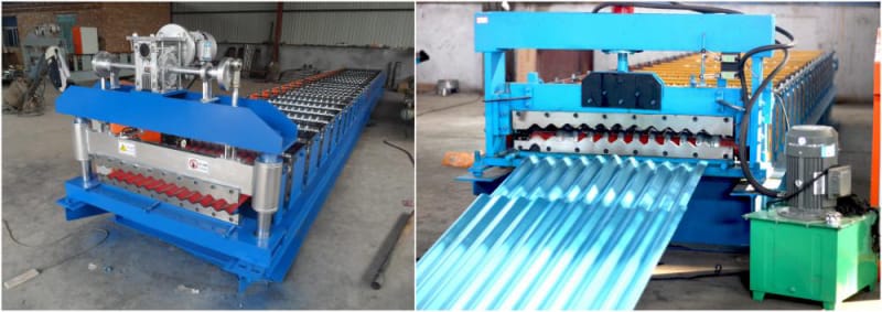 steel double layer machine