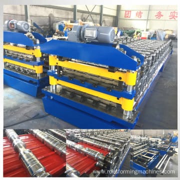 Galvanized roof sheet roll forming machine
