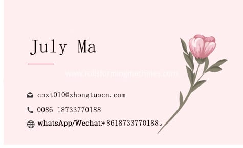 July business card