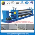 Horizontal round wave roll forming machine