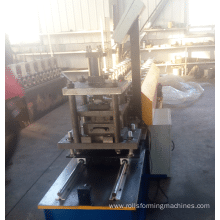 Steel roller shutter door frame roll forming machine