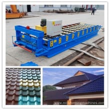 color sheet glazed tile roll forming machine