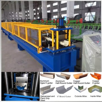 metal G550 gutter pipe roll forming machine