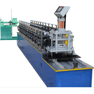 Metal shutter door rolling machine