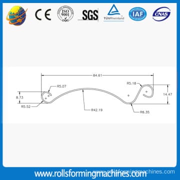 Steel Shutter Door Slide Making Machine