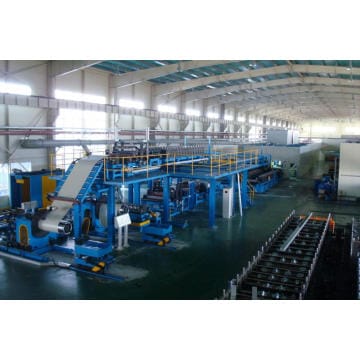 rock wool sandwich sheet production line