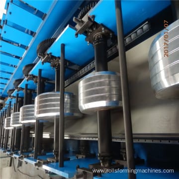 100 galvanized steel round downpipe machine / downspouts machine