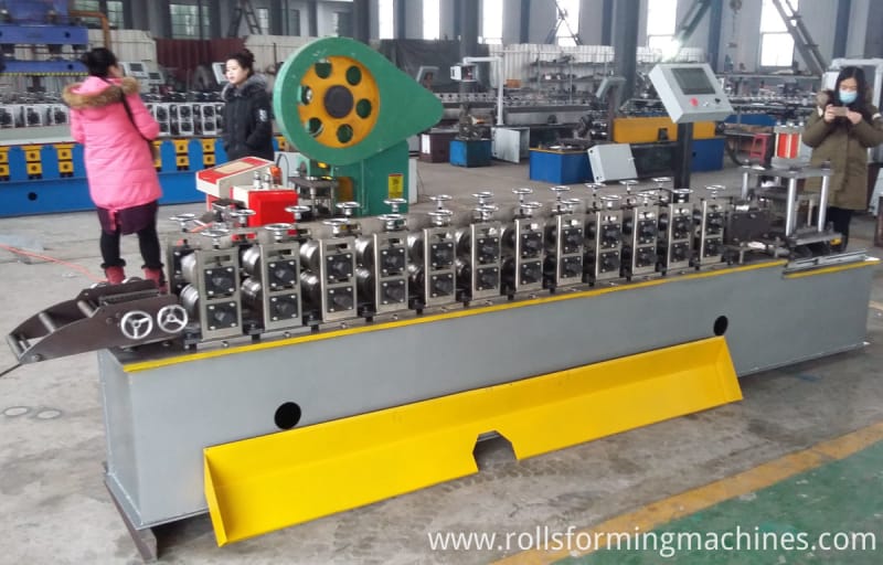 Roller shutter door making machine