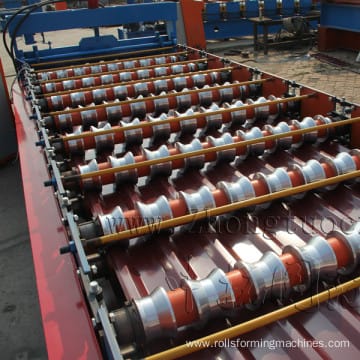 Steel metal trapezoid sheet roll forming machine