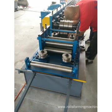 Storage shelf upright pillar making machine