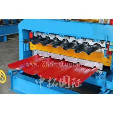 Color Steel Glazed Trapezoidal Sheet Roof Tile Machine