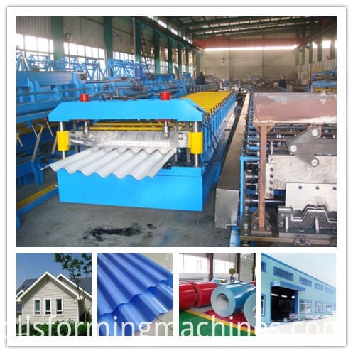 galvanized roof panel roll forming machine