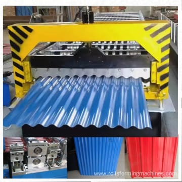 color steel corrugated sheet machine