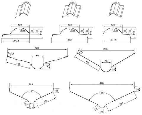 Step Tile Ridge Cap Forming Machine 01