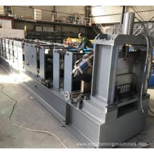 Manual adjusting 80-300 CZ purlines roll forming machine