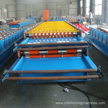 double layer roofing panel roll forming machine