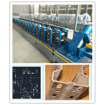 Market shelf pillar roll forming machine