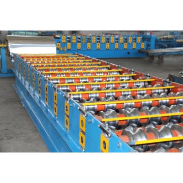 Trapezoid steel roof sheet roll forming machine