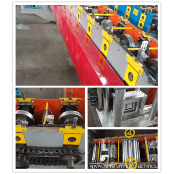 Storage rack upright shelf frame roll forming machine