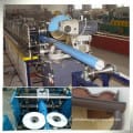 Steel rain gutter downspout roll forming machine