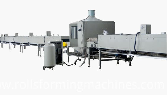 Stone Chip Coated Roof Tile Machine with Slitting Line