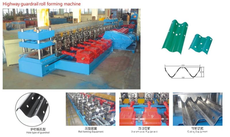 w beam roll forming line