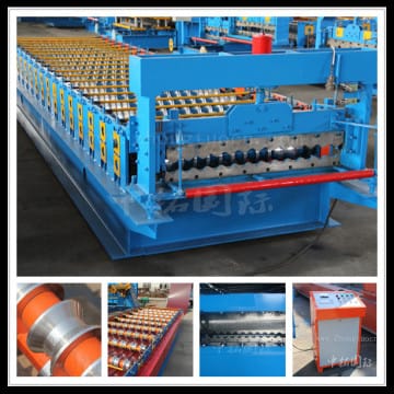 Steel Sheet Roof Panel Roll Forming Machine Effective Width 1100