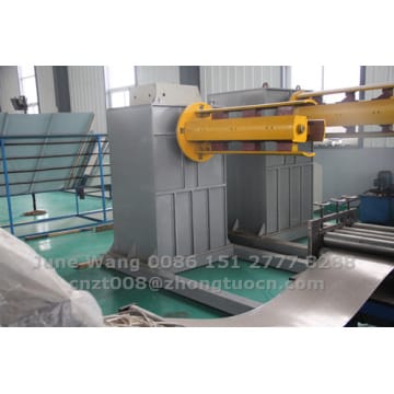 hydraulic decoiler with loading car used for machine