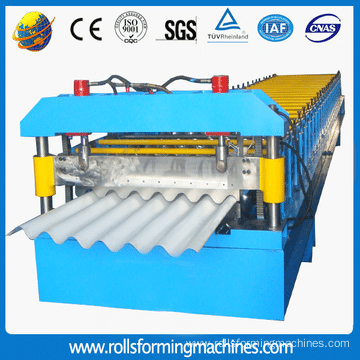 Colored Metal Panel Corrugated Sheet Roll Forming Machine