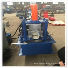 Steel gutter making roll forming machine