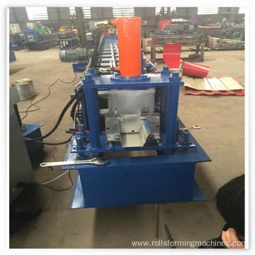 steel rain gutter roll forming machine