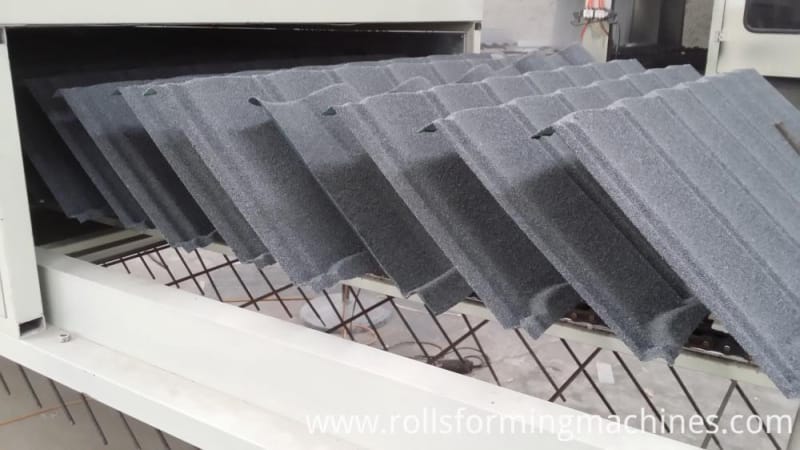 Stone Coated Metal Roof Tile Machine