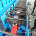 Metal water downspout gutter roll forming machine