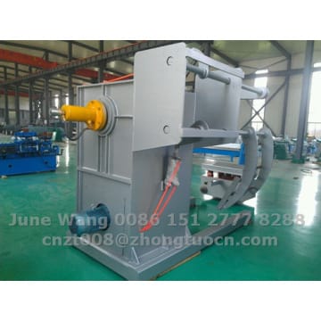 hydraulic decoiler with loading car used for machine