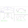 Ridge Making Machine as Accessories for Roof Panle