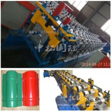 Colored Steel Roof Ridge Roll Forming Machine