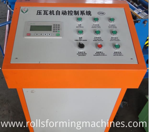 roof sheet roll forming machine