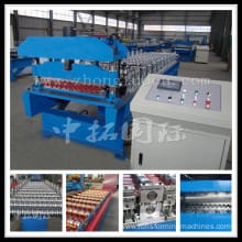 Q-tile Galvanized Aluminum Metal Corrugated Steel Sheet Roll Forming Line