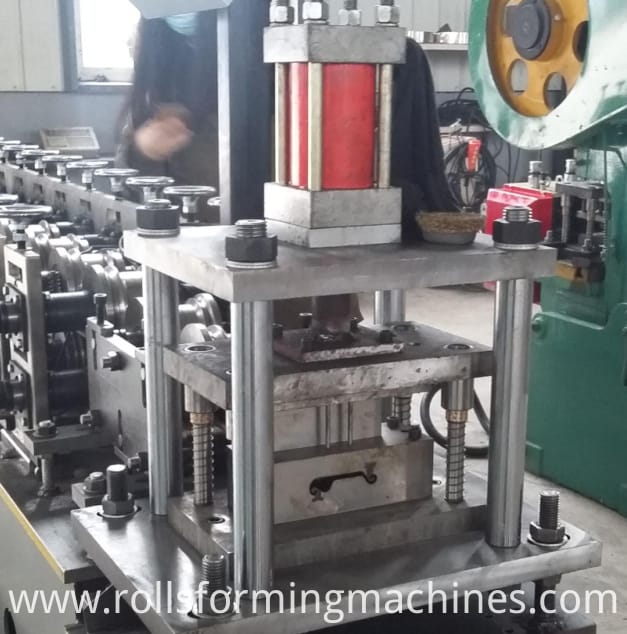 Roller shutter door making machine