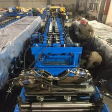 Steel purlin c channel rolling machine