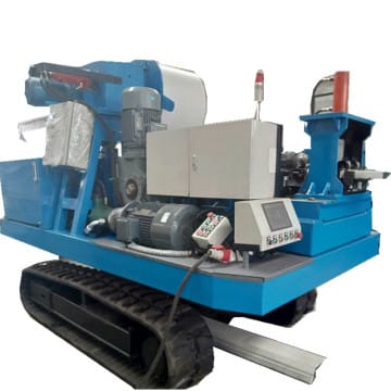 Loading car type rolling forming machine