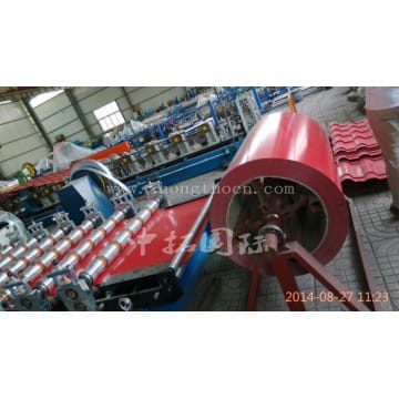 Steel metal trapezoid sheet roll forming machine