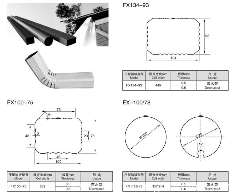 round down pipe