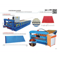 Roofing tile roll forming machine