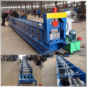 color steel rain gutter making machine in stock